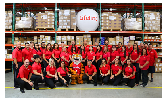 company photo in warehouse